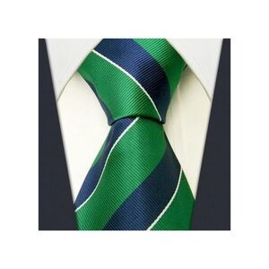 E1.12 College Striped Ties - Woven Necktie - Mens Ties Neck Tie by Scott Allan
